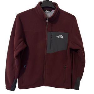 NORTH FACE Mens Medium Chimborazo Sherpa Lined Full Zip Fleece Sweater Jacket